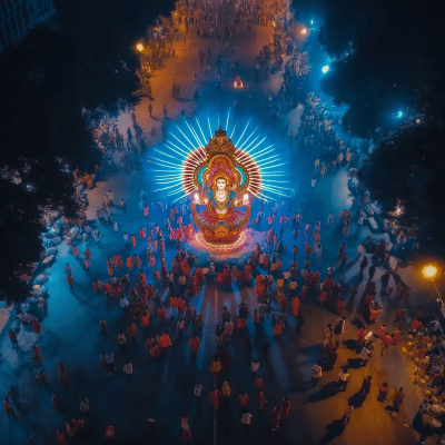 Durga Idol Celebration