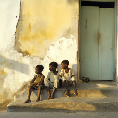 Boys Hanging Out