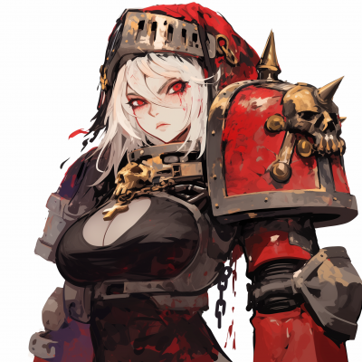 Anime Warhammer 40k Girl