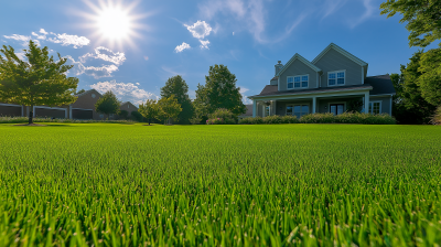 Green Lawn with St. Augustine Grass