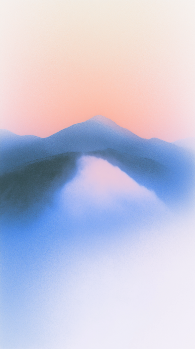 Zen Mountain Landscape