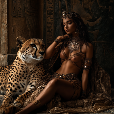 Elegant Egyptian Queen