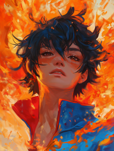 Fiery Fantasy Boy