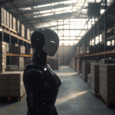 Humanoid AI in Warehouse