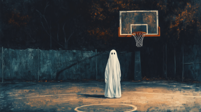 Spooky Basketball Court