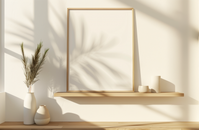 Minimalist Shelf Mockup