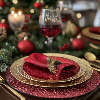 Christmas Styled Holiday Table