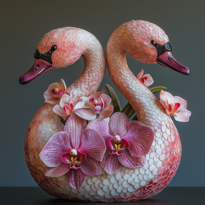 Orchid Swans