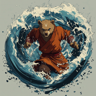 Bear Avatar in Water Element