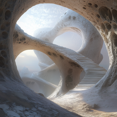 Fantasy Moonscape Architectures