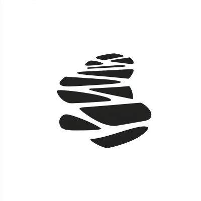 Minimalist Stone Working Logo