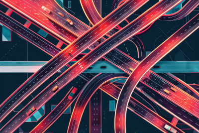 Complex Road Illustration