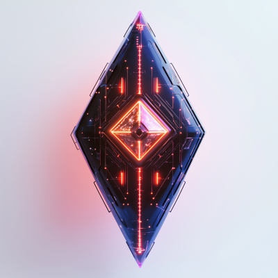 Neon Tech Abstract Logo