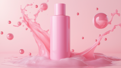 Pink Lotion Container