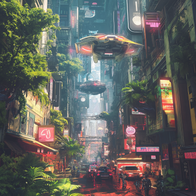 Futuristic Marketplace