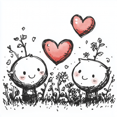 Cute Love Drawing