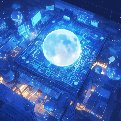 Technological Moonlit Circuit