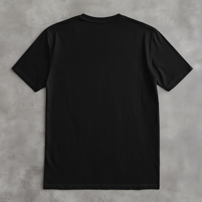 Black Heavyweight Cotton T-Shirt