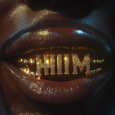 Gold Grill Close-Up