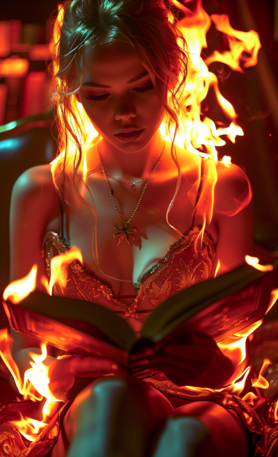 Reading in Flames