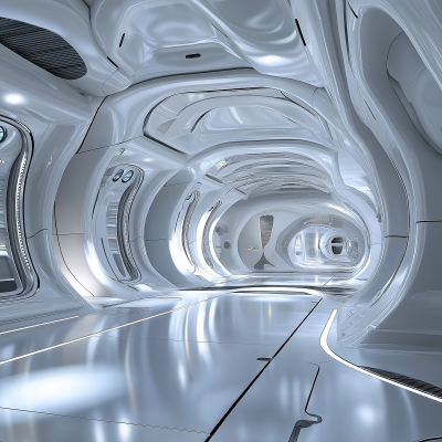 Modern Spaceship Interior