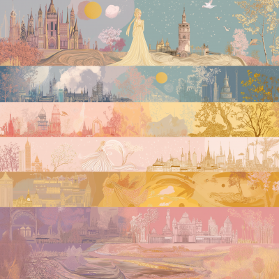 Whimsical Fairy Tale Timeline