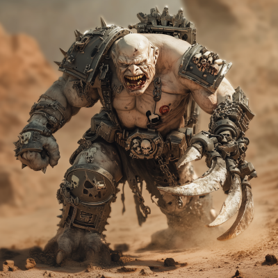 Ork Warboss in the Desert