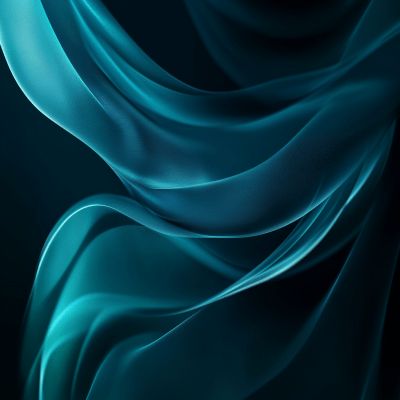 Dynamic Blue and Teal Waves