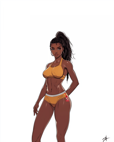 Comic Style Lifeguard