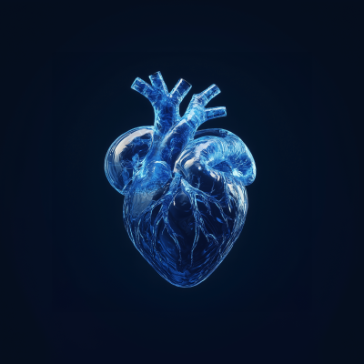 Realistic Human Heart Illustration