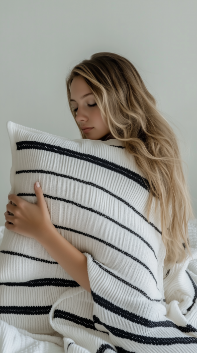 Relaxed Model with Pillow