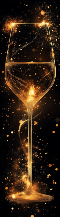 Elegant Wine Glass Illustration