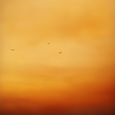 Golden Sky Abstract