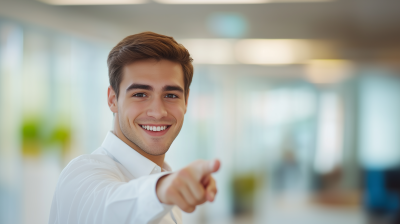 Smiling Young Businessman