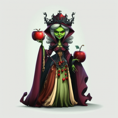 Evil Witch Queen Character