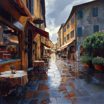 Tuscany Street Scene