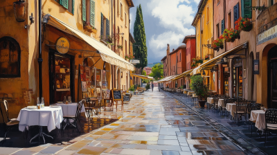 Tuscany Street Scene