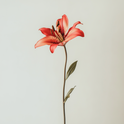 Red Lily Flower