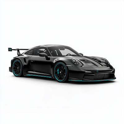 Black Turquoise Porsche 992 GT3