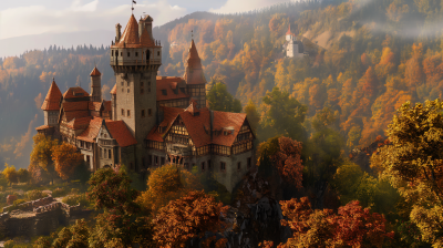 Autumn Bavarian Castle