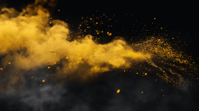 Yellow Dust in Motion