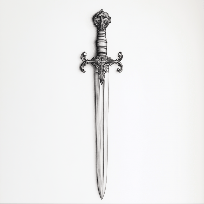 Silver Dagger Illustration