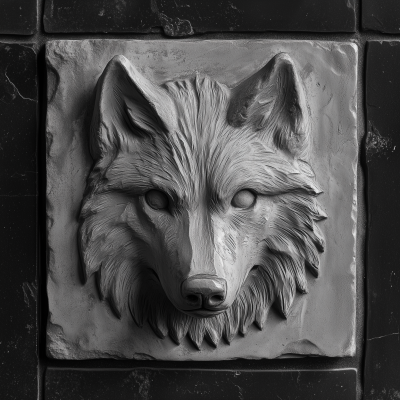 Wolf Face Tile