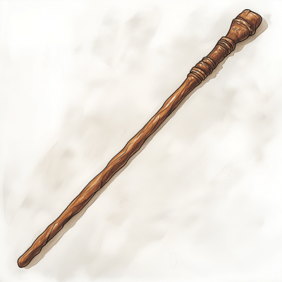 Artistic Wooden Wand