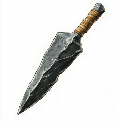 Neolithic Dagger Illustration