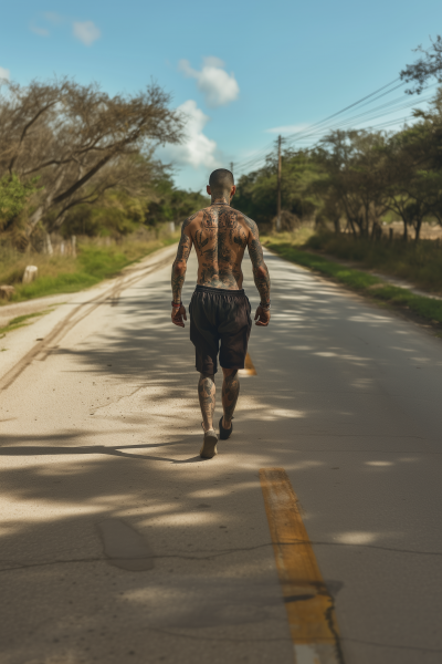 Gang Member Walking