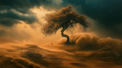 The Solitary Tree in the Desert