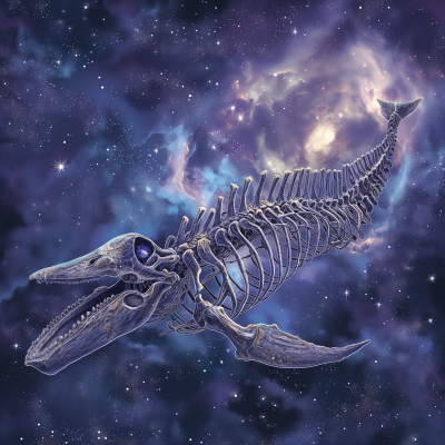 Galactic Whale Skeleton