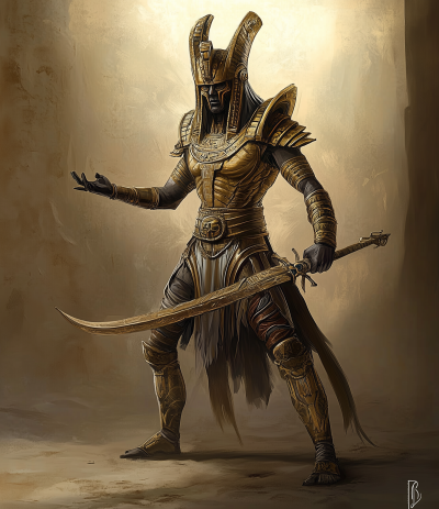 Golden Armored Mummy