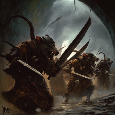 Skaven Warriors in the Sewer